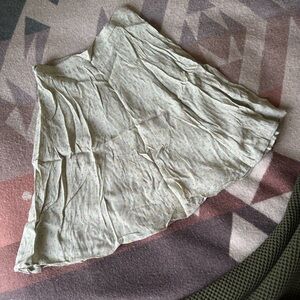 Vintage 90s Clio Floral Rayon Skirt Medium